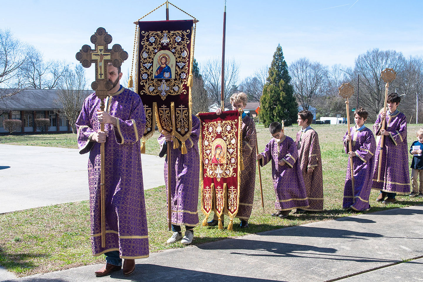 Procession on the Sunday of Orthodoxy 2020 Holy Cross Orthodox Church