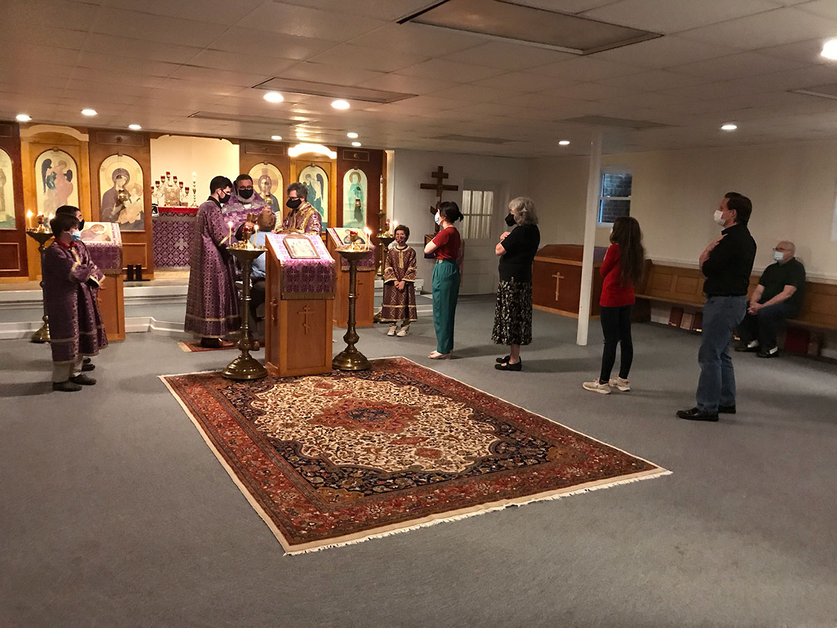 Our first Liturgy of the Presanctified Gifts in Walkertown