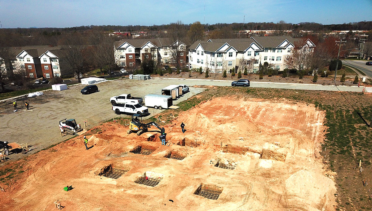 Aerial Shot of Our Construction Site