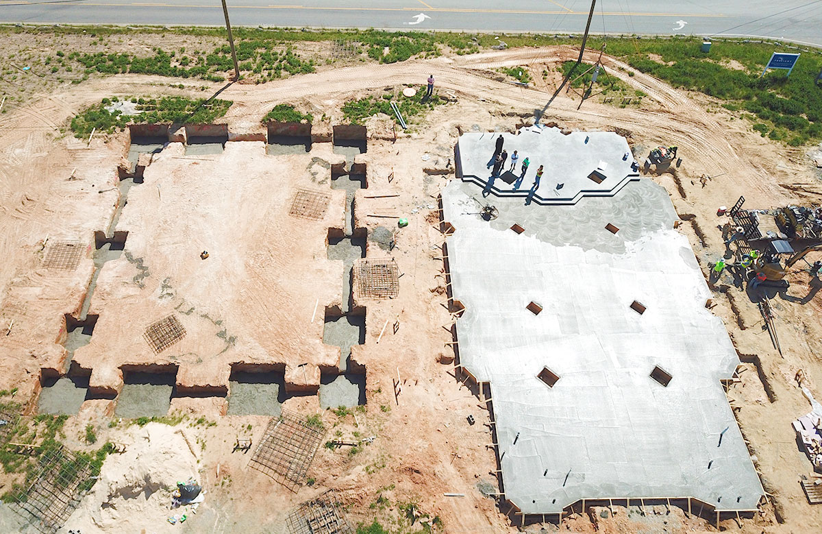 Foundation Slabs have been poured!