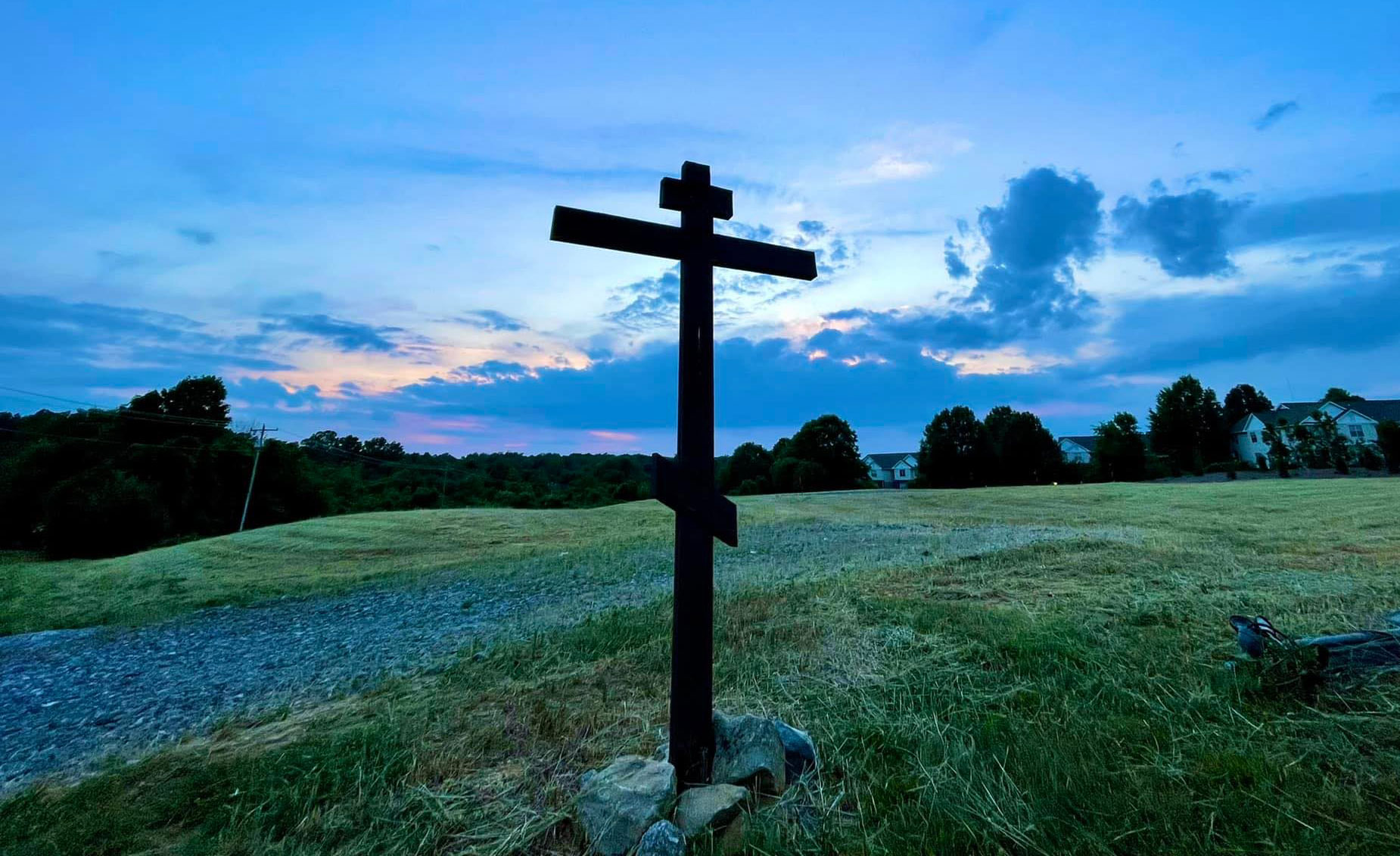 Father's banner photo of our property where our church is about to be built!