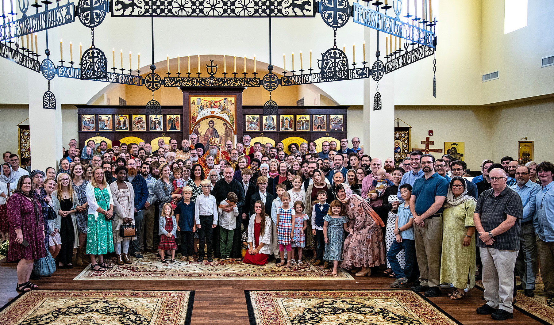 Holy Cross Orthodox Church - a group photo taken beside our new church building!