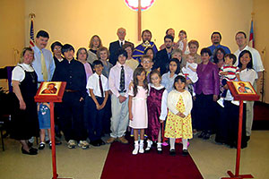 Our first Liturgy with Father Christopher