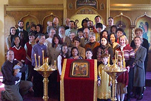 Our first Liturgy with Father Christopher