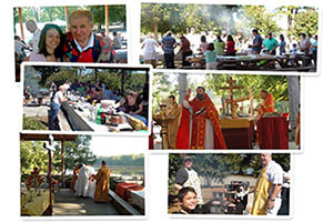 Our first Liturgy with Father Christopher