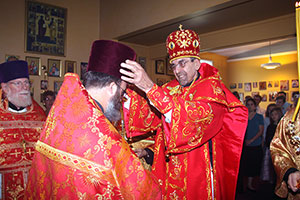 Our first Liturgy with Father Christopher