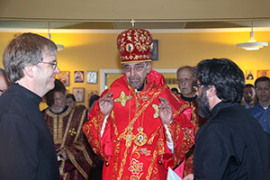 Our first Liturgy with Father Christopher