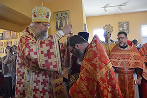 Our first Liturgy with Father Christopher