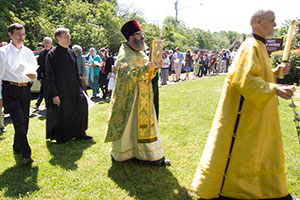 Our first Liturgy with Father Christopher