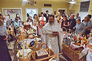 Our first Liturgy with Father Christopher