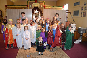 Our first Liturgy with Father Christopher