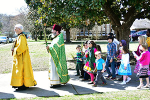 Our first Liturgy with Father Christopher