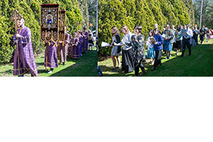 Our first Liturgy with Father Christopher