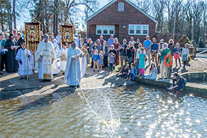 Our first Liturgy with Father Christopher